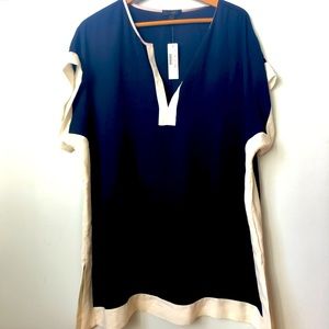 J. Crew navy cover up